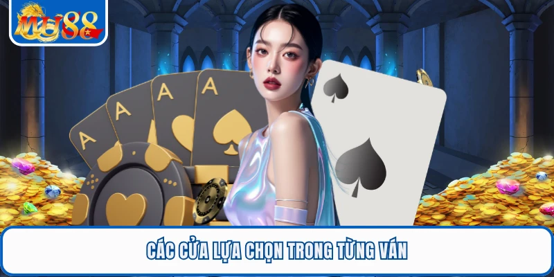 Rồng Hổ Online MU88 - Cập Nhật Từng Ván Theo Thời Gian Thực 2 Các cửa lựa chọn trong từng ván
